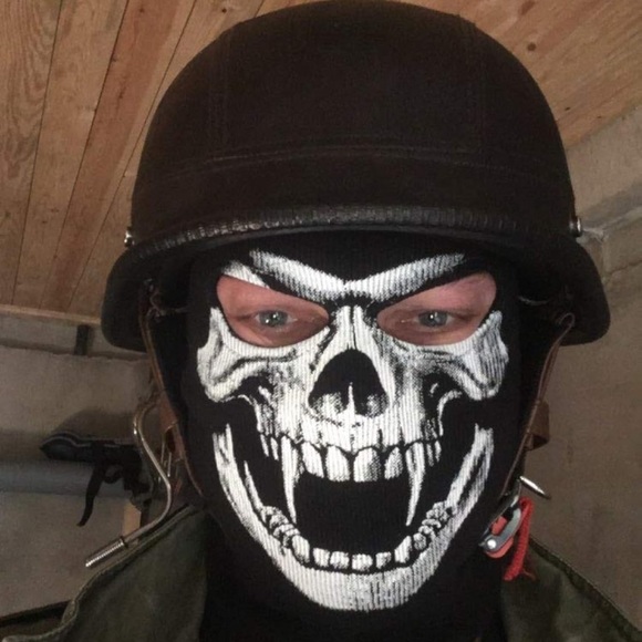 Skeleton Skull Ghost full face mask for Halloween - Picture 7 of 11